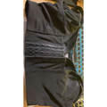Seamless black plus size bra featuring adjustable lacing and reinforced seams by royale essence lux