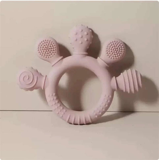 Silicone Baby Hand Teether - Royalessencelux