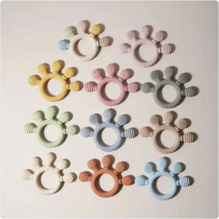 Silicone Baby Hand Teether - Royalessencelux