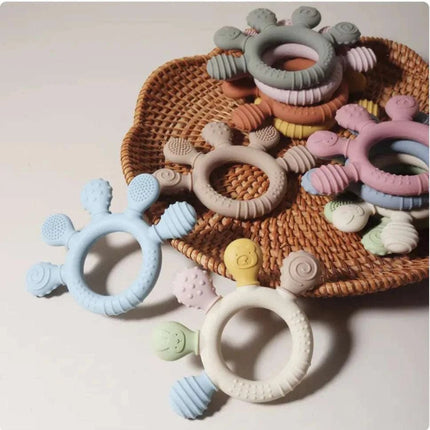 Silicone Baby Hand Teether - Royalessencelux