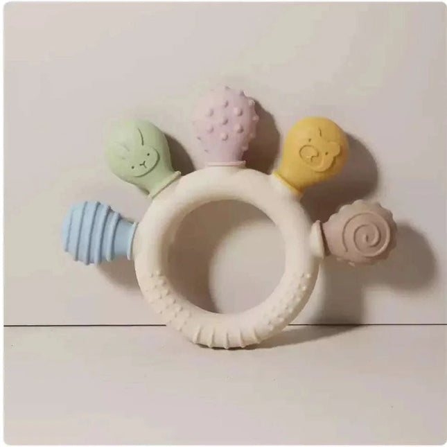 Silicone Baby Hand Teether - Royalessencelux