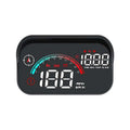 Silver metallic display car gps with black digital dashboard, illuminated speed hd projector and gps universal speed indicators