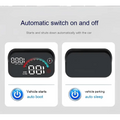 Black digital display car gps with illuminated red and green gauges for silver metallic gps universal speed hd projector