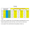 Size conversion chart for a silver metallic sequined stage advanced light luxury evening dress in cm and inches