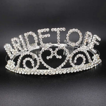 Silver queen rhinestone bridal headband with sparkling silver scrollwork and clear rhinestones for luxury women’s fashion