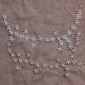 Silver star rhinestone starry hair band delicate silver star-shaped headpiece with sparkling rhinestones for elegant hair