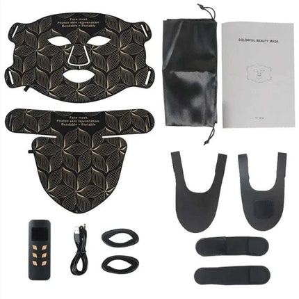 Skin Rejuvenation Beauty Apparatus – LED Silicone Household Device for Anti - Aging and Skin Care - Royalessencelux