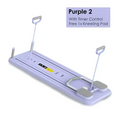 Purple 2 kneeling sky gray multifunctional household abdominal wheel with timer control and free kneeler pad