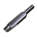Sleek gray and black cordless handheld vacuum cleaner with a modern ergonomic design and short suction head for portability