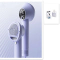 Lavender smart 2-in-1 pet hair dryer with digital display and scalp massaging attachment for gentle grooming