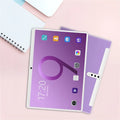 Smart android entertainment 3g calling tablet pc with white-framed smart android back and vertical camera module