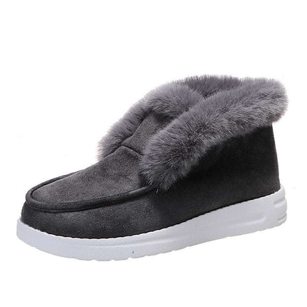 Snow Boots Warm Winter Shoes Plush Fur Ankle Boots Women - Royalessencelux