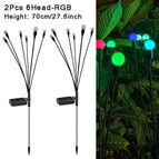 2Pcs 6LED RGB