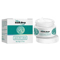 South moon brightening spot whitening cream in a clear glass jar with teal patterns for black spot correction use