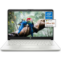 Silver hp stream 14 laptop with intel celeron n4120 processor 16gb ram fast charge and sleek modern design