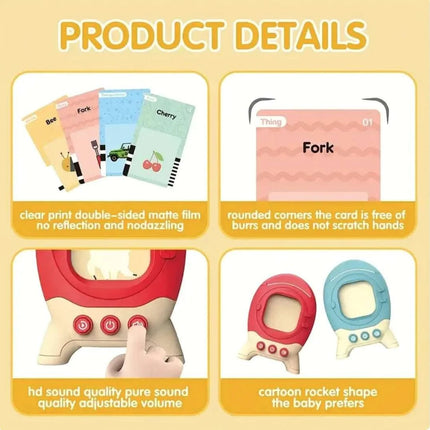 Talking Flash Cards Learning Toy for Toddlers - Royalessencelux