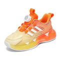Teal gradient shoes rotating button boy featuring vibrant translucent orange and yellow dual network sdx with circular dial closure