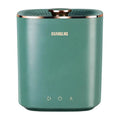 Teal mini portable washing machine with rose gold accents and sleek modern design for efficient mini portable use