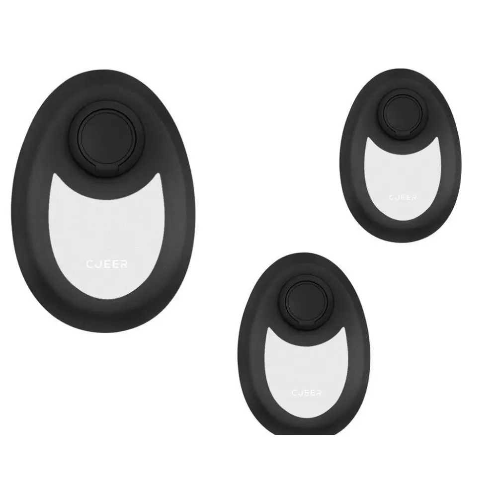 Black and white wireless charging pads with sleek oval design featured with teal nano glass crystal hair eraser removal tool