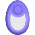 Purple cjeer phone stand with smooth rounded design and white accent panel for teal nano glass crystal hair eraser removal tool
