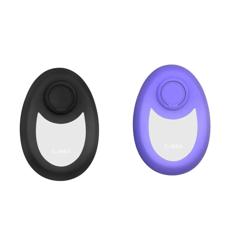 Black and purple cat-shaped selfie stick holders paired with teal nano glass crystal hair eraser removal tool