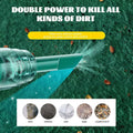 Transparent green nozzle of teal portable car vacuum cleaner with powerful suction and cordless portable vacuum design