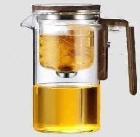 Teapot All - glass Heat - resistant Filter - Royalessencelux