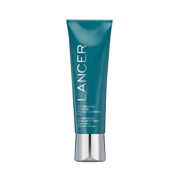 Teal method cleanse face wash tube with silver cap for normal skin type facial cleanser use