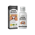 Jaysuing snow bleach intensive face and body whitening serum in white bottle and black gray box for thighs darkening cream