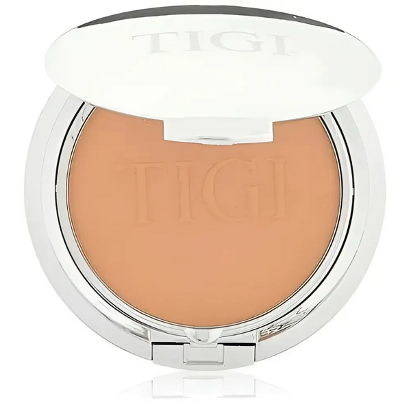 Tigi cosmetics powder foundation charm compact with smooth warm beige pressed powder 0.37 ounce for natural coverage
