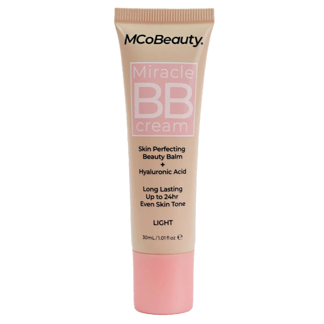 MCoBeauty Miracle BB Cream Light Skin-Perfecting Coverage for Effortless Beauty Vegan Cruelty Free Cosmetics