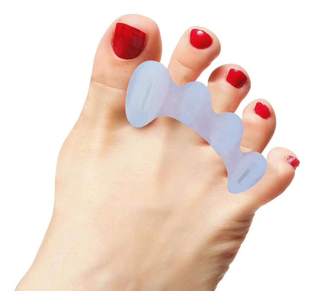 Toe Separators to Correct Your Toes Toe Spacers to Support Foot Fitness and Balance Durable Spreaders for Hammertoes Bunions (Bundle Soft & Firm) - Royalessencelux