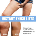 Transparent thigh lifting tape 10 piece pack made of latex-free hypoallergenic material with sweat-proof slimming properties
