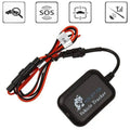Black rectangular TX-5 car motor vehicle GPS locator tracker with red and black wiring for motor vehicle tracking