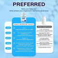 White plastic bottle of ultimate magnesium supplement complex capsules with blue and white label for magnesium support