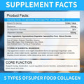 Image of the back side of the ultimate magnesium supplement complex capsules label showing detailed nutritional facts and ingredients