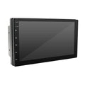 Black 7-inch universal carplay navigation mp5 navigation integrated radio with touchscreen and physical buttons on left side