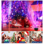 Black spherical USB control music starry projector night light with a purple glowing crystal dome top