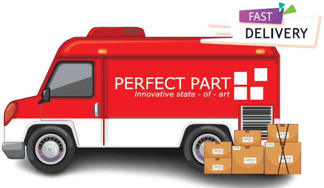 red and white delivery van branded with perfect part parked next to a white lace bodysuit with stockings 9e9e9e plus size displayed with -webkit-box display -ms-flexbox properties
