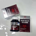 Ibesdina vitality coenzyme tablets in dark bottle with maroon silver packaging for heart health and energy metabolism scenarios