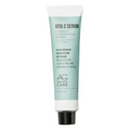 A sleek light teal tube of vitamin c serum strengthening sealant with white cap and black base for damaged hair 2.5 oz