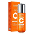 Orange sadoer 5x vitamin c whitening brightening face lotion in sleek bottle with silver cap in vitamin c whitening skin care gift box