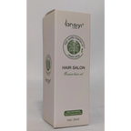 White rectangular box of lansiyi vitamin e rich hair care essential oil with black dropper cap 30ml net volume