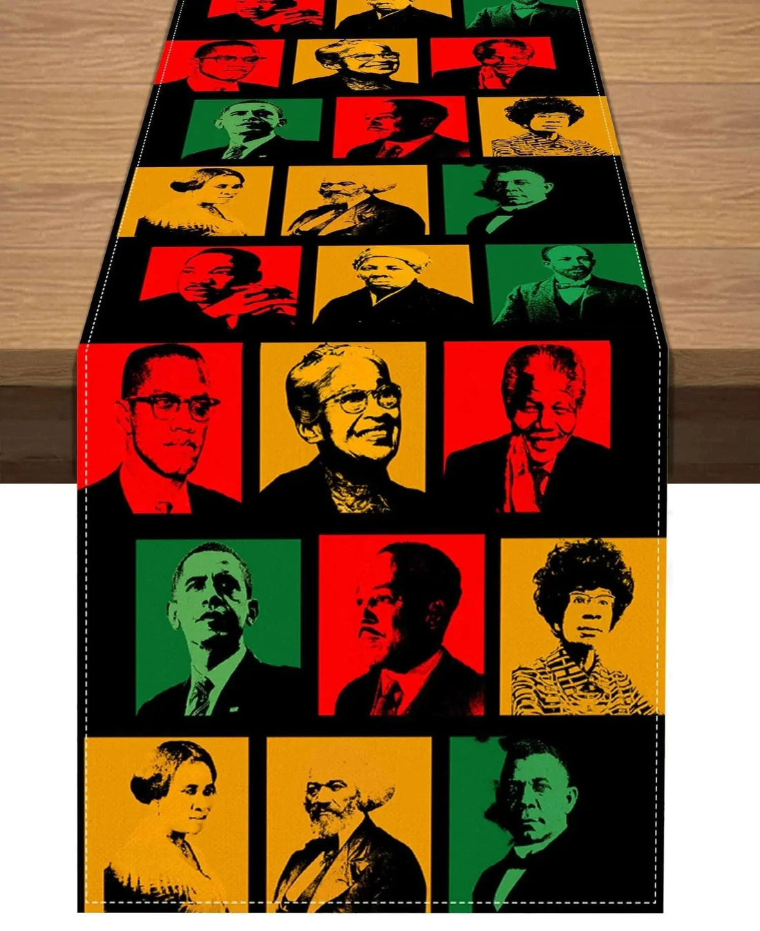 Vohado Black History Month Table Runner African American Black Pride Decoration School Dining Room Home Kitchen Island Decor - Royalessencelux