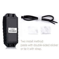 Black rugged rectangular waterproof bike alarm remote with textured matte finish and chinese label for anti theft system