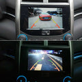 The waterproof car camera night vision reversing monitor supports colorful parking assist lines on screen