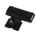 Black plastic waterproof reverse hitch wide angle camera with mounting bracket for vehicle hitch guide use