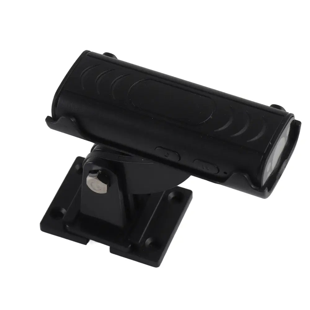 Black plastic waterproof reverse hitch wide angle camera with mounting bracket for vehicle hitch guide use