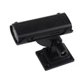 Black plastic waterproof reverse hitch wide angle camera with mounting bracket for vehicle rear view guidance