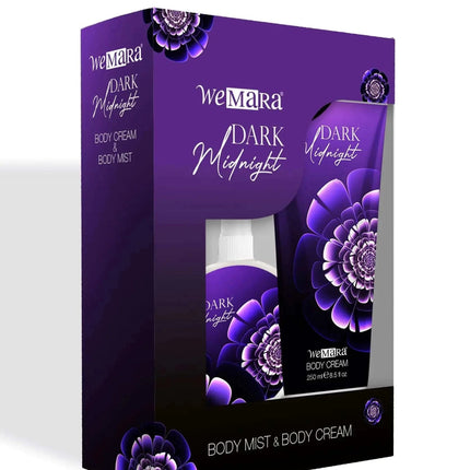 Wemara Dark Midnight Set (Body Mist+Body Cream) - Royalessencelux